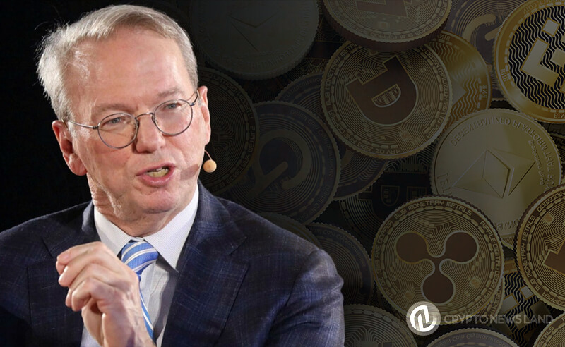 Former Google CEO Starts Investing in Crypto