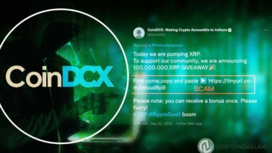 CoinDCX’s-Twitter-Account-Hacked-to-Post-Fraudulent-XRP-Giveaway