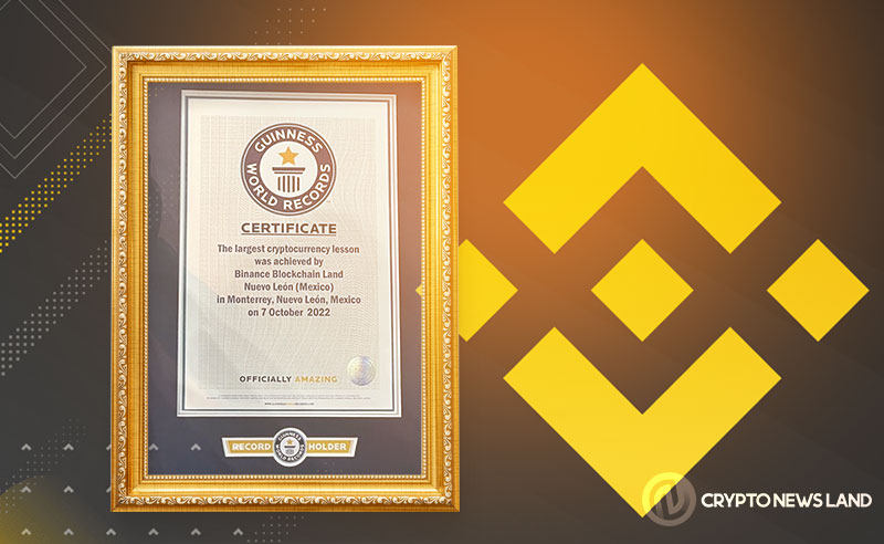 Binance Makes Guinness Book of World Records, Say ‘CZ’