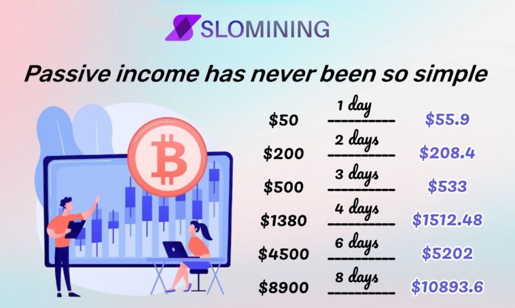 Earning $300+ Daily with Slomining Cloud Mining