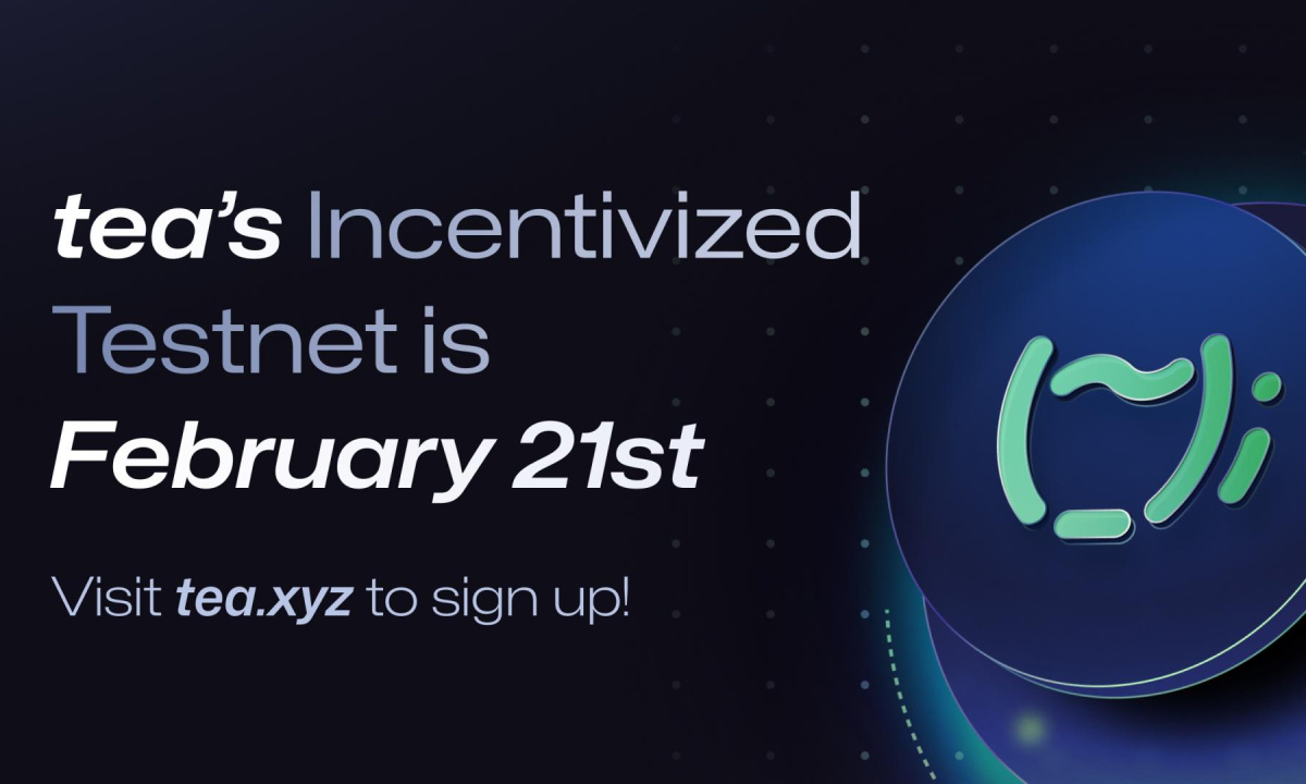 tea Protocol Announces Incentivized Testnet Launch, Setting a New Paradigm in Open-Source Software | Headlines | News | CoinMarketCap