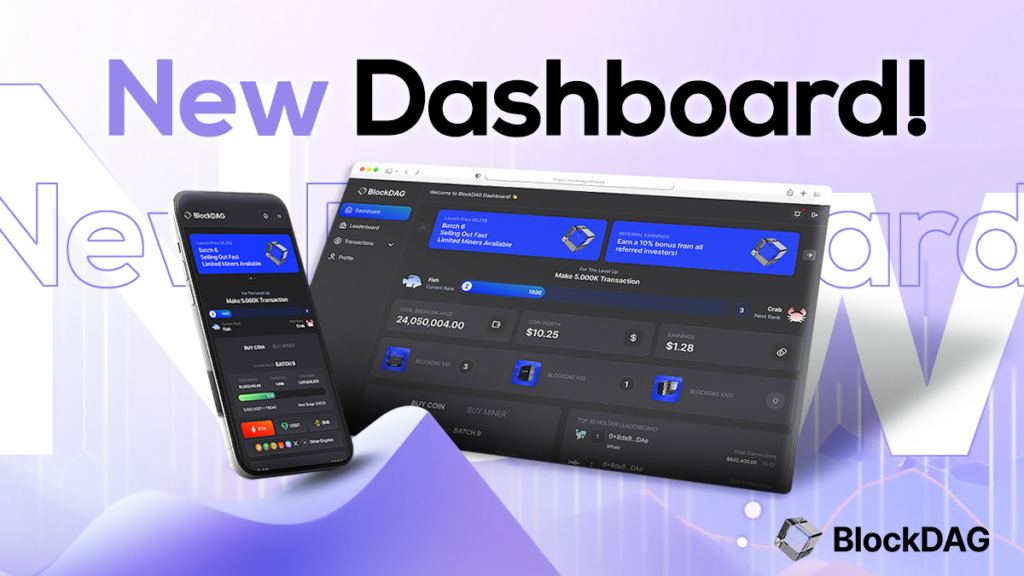 BlockDAG's Dashboard Upgrades Outshine Solana and Immutable X with a $37.8M Presale Boom