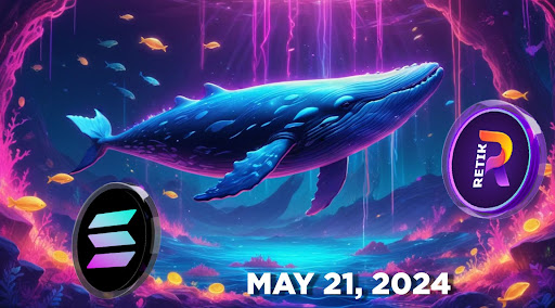 Whale Interest Shifts from Solana (SOL) to New Crypto Retik Finance (RETIK) Ahead of May 21 Exchange Listings