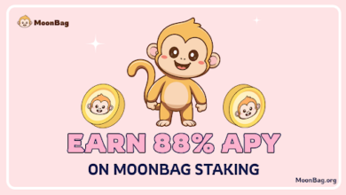 MoonBag Coin Becomes Crypto Sensation with CoinBase Rumors And 88% APY In Staked Coins Whilst Arweave and Slothana Disappoint