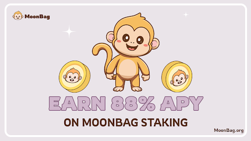 MoonBag Presale: Staking At 88% APY - A Superior Choice Over Bitcoin Cash and SHIB for High Returns!