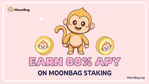 MoonBag Staking Raises the Bar with 88% APY Rewards, Sends Fantom and Polygon to the Background