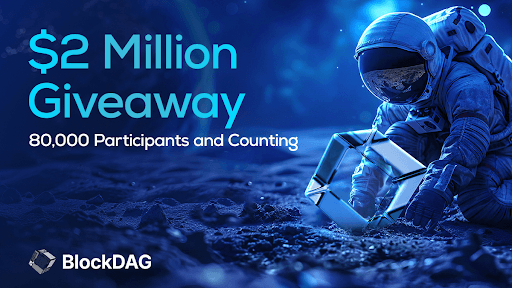 BlockDAG's $2M Giveaway Frenzy: 89K Entries and Growing; Partnerships with Chainlink & NEAR's DeFi Breakthroughs