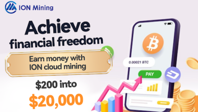 Achieve financial freedom by earning with ION cloud mining: turn $200 into $20,000