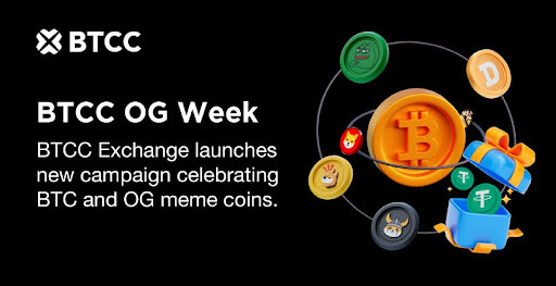 Celebrating Crypto’s Early Icons: BTCC OG Week Honors Bitcoin and Meme Coin Pioneers