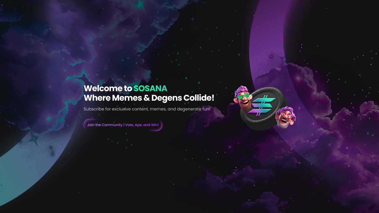 SOSANA Launches to Strengthen Solana, Reward Smart Degens, and Restore Confidence in Crypto