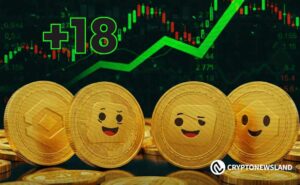 Explosive Rebound: 4 Meme Coins See +18 Growth as Market Heats Up