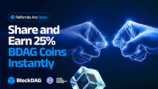 BlockDAG’s 25% Referral Plan Spurs Community Participation, as Kaspa Jumps and Hyperliquid Tests Overbought Levels