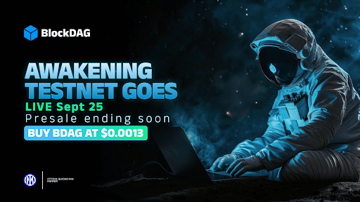 Solana Surges Past Key Levels, Sui Retests $4, and BlockDAG Showcases Massive Utility with Awakening Testnet!