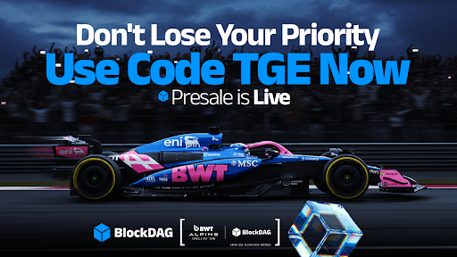 BlockDAG’s TGE Code Unlocks Early Launch Access as Presale Hits $420M+ with $0.0015 Entry