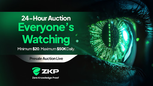 Cautious Retail Abandons Narrative Plays: Here's Why ZKP's Top Crypto Presale Auction Is Securing Their Interest!