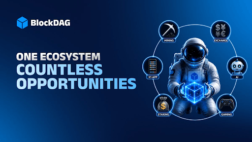BlockDAG’s 2 Year Buildout Drives 5000x ROI Buzz While Uniswap & Stellar Continue Dropping to New Lows